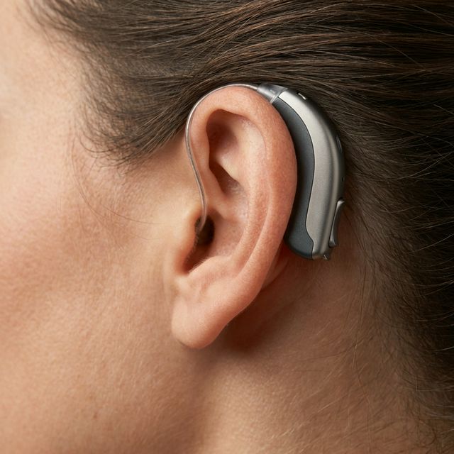 Hörgerät im Ohr